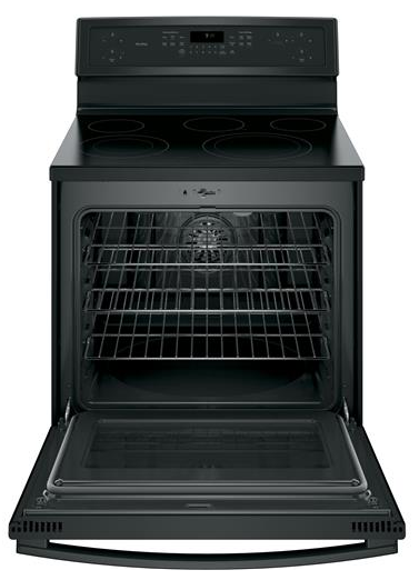 GE® Profile™ Series 30" Free Standing Electric Convection Range-Black 1