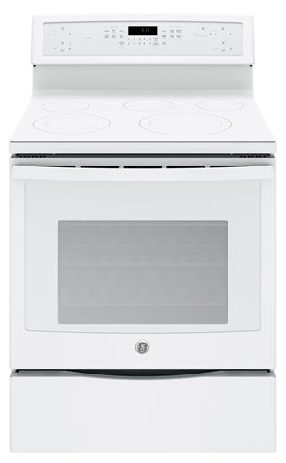 ge free standing electric convection range