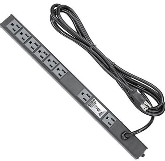 Middle Atlantic Products Inc.® 15A Basic Surge 8 Outlet Slim Power Strip 0