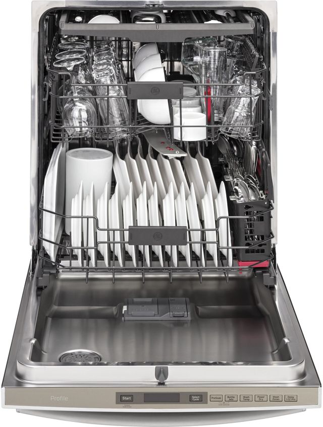 GE® Profile™ Series 24" Built In Dishwasher-Stainless Steel. Display Model. Full functional warranty, no cosmetic warranty. 3