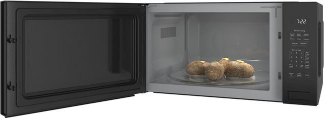 GE Profile™ 2.2 Cu. Ft. Black Built-In Microwave Oven (S/D GM210955) 3
