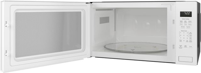 GE Profile™ 2.2 Cu. Ft. White Built In Microwave-2