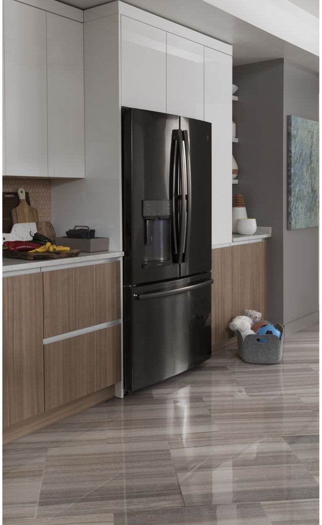 GE Profile™ 27.8 Cu. Ft. Black Stainless Steel French Door Refrigerator 9