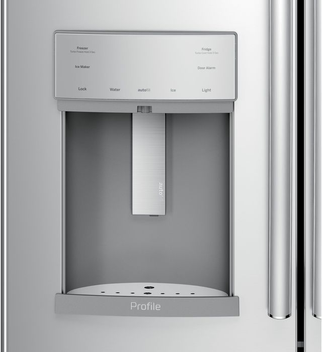 GE Profile™ 27.8 Cu. Ft. Black Stainless Steel French Door Refrigerator 28