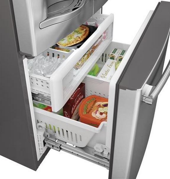GE Profile™ Series 27.7 Cu. Ft. French-Door Refrigerator-Stainless Steel 2