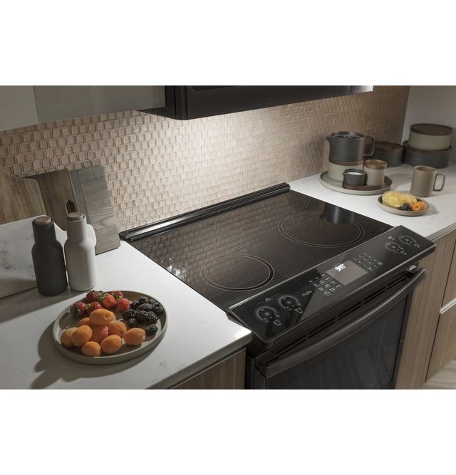 GE Profile™ 30" Black Stainless Steel Slide In Induction and Convection Range 3