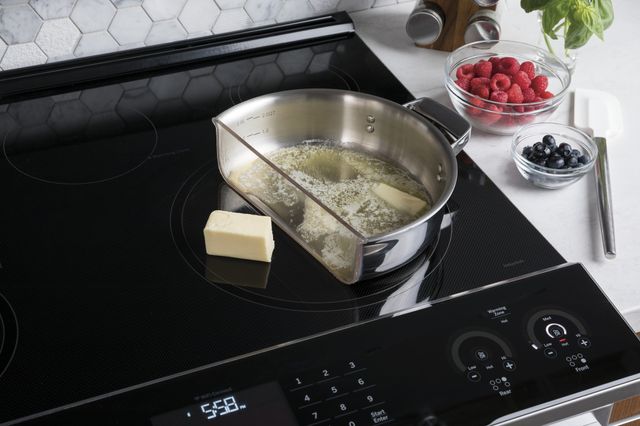 GE Profile™ 30" Stainless Steel Slide In Induction and Convection Range 1