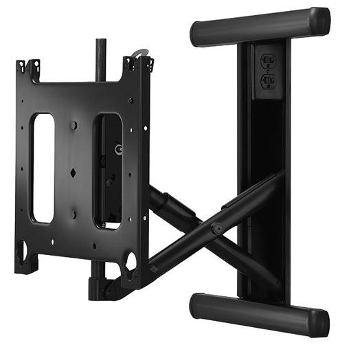 Chief® Black Large Low Profile In Wall Swing Arm Mount