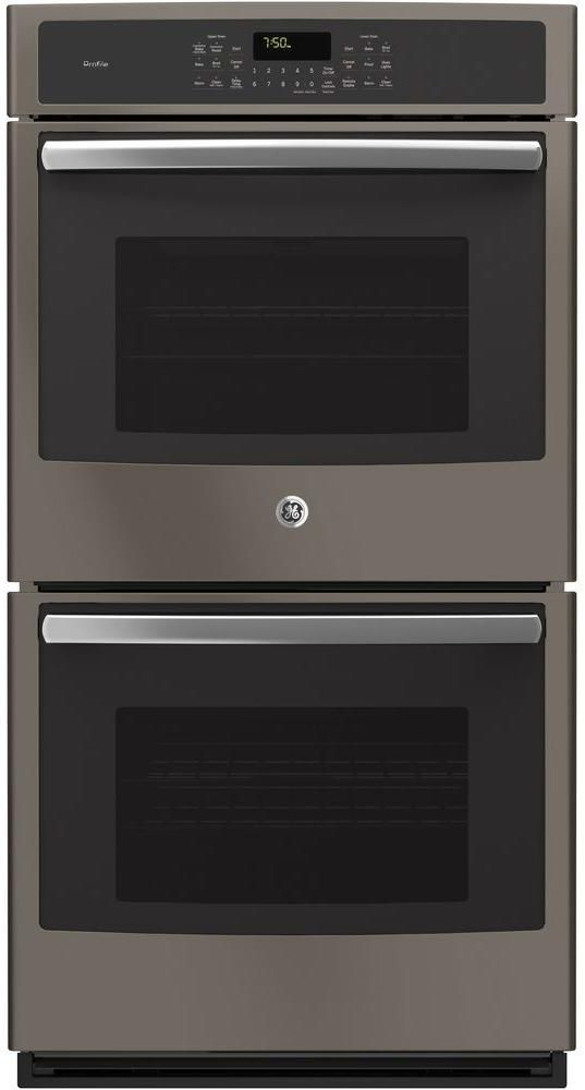 GE Profile™ 27" Slate Electric Double Convection Oven Built In