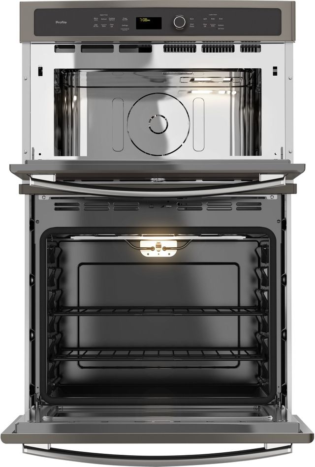 GE Profile™ 27" Stainless Steel Built In Combination Convection Microwave/Convection Wall Oven-PK7800SKSS-1