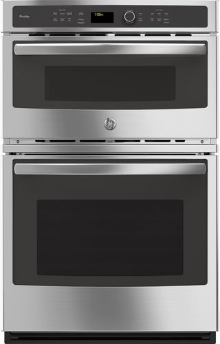 GE Profile™ 27" Stainless Steel Built In Combination Convection Microwave/Convection Wall Oven