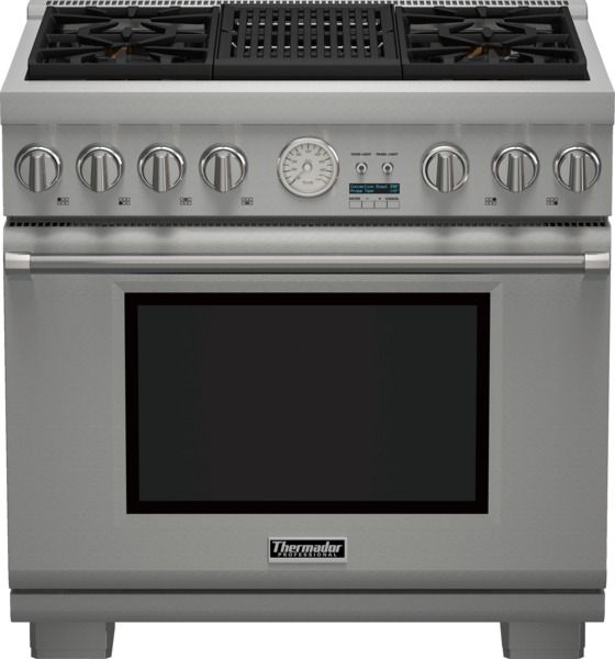 Thermador® Professional Series Pro Grand® 36" Pro Style Dual Fuel Range