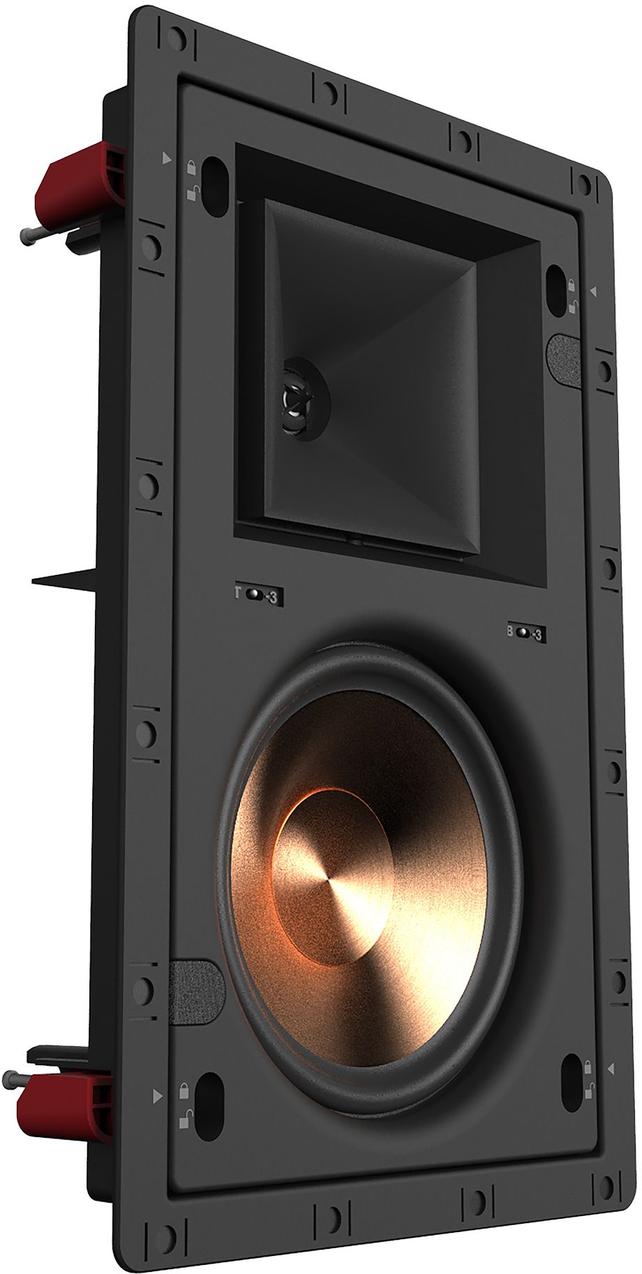 klipsch in wall speaker enclosure