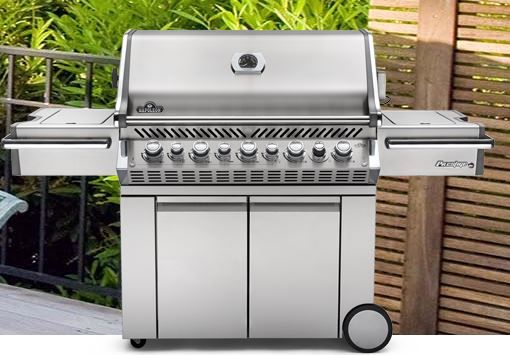 Napoleon Prestige Pro® 77" Stainless Steel Free Standing Grill 0