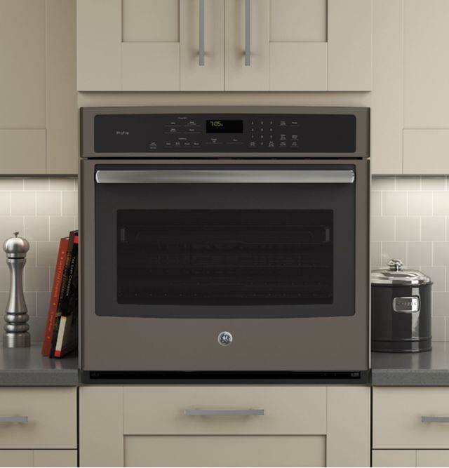 GE Profile™ Series 27.95" Slate Electric Single Convection Oven Built In 4
