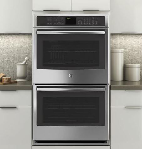 GE Profile™ 30" Stainless Steel Electric Double Convection Oven Built In 1