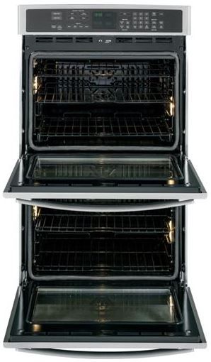 GE® Profile™ Series 30" Electric Double Convection Oven Built In-Stainless Steel 2