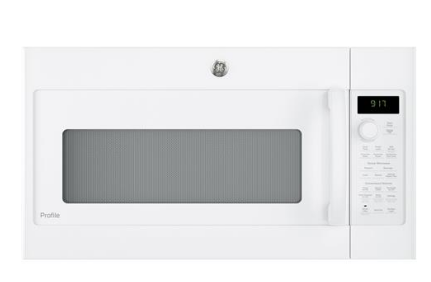 GE Profile™ 30" White Over The Range Microwave