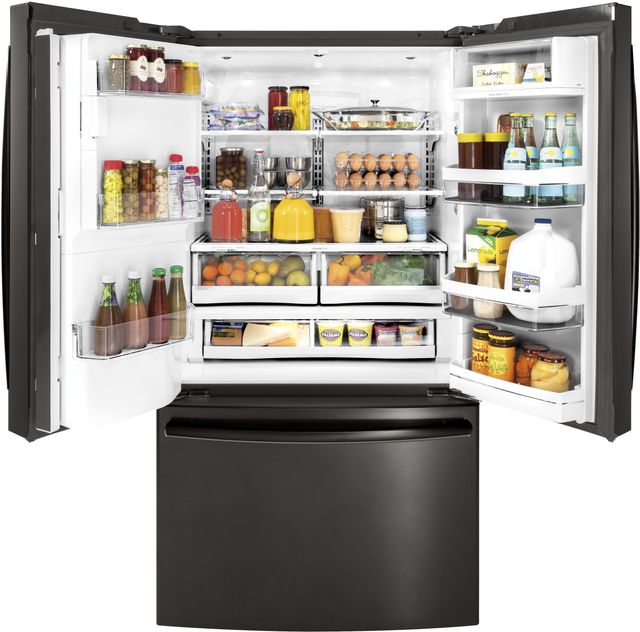GE Profile™ 22.2 Cu. Ft. Stainless Steel Counter Depth French Door Refrigerator 22