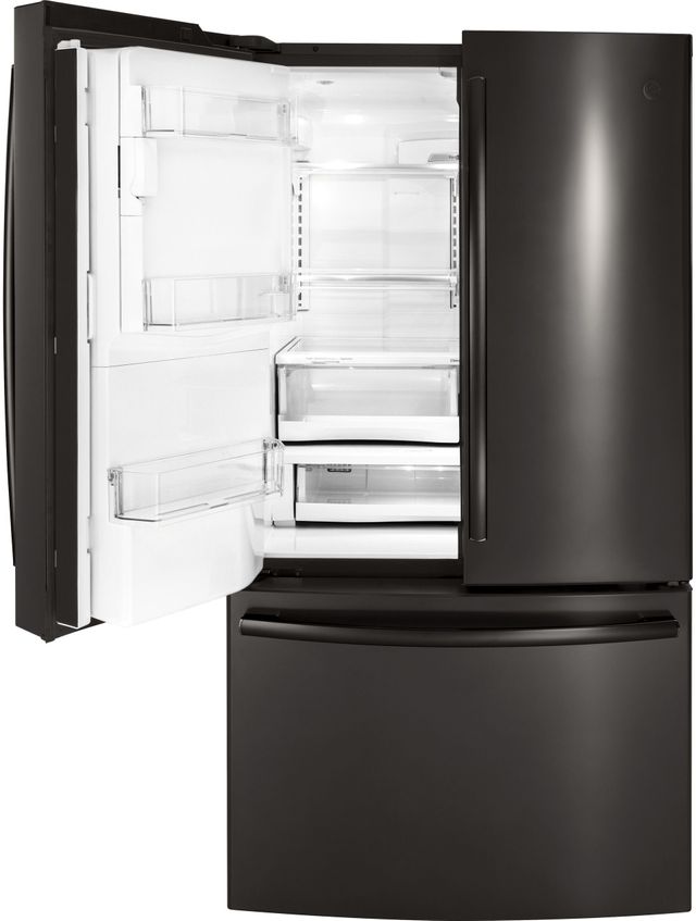 GE Profile™ 22.23 Cu. Ft. Black Stainless Steel Counter Depth French Door Refrigerator-3