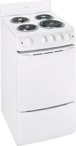 Hotpoint® 20" Electric Free Standing Range-White