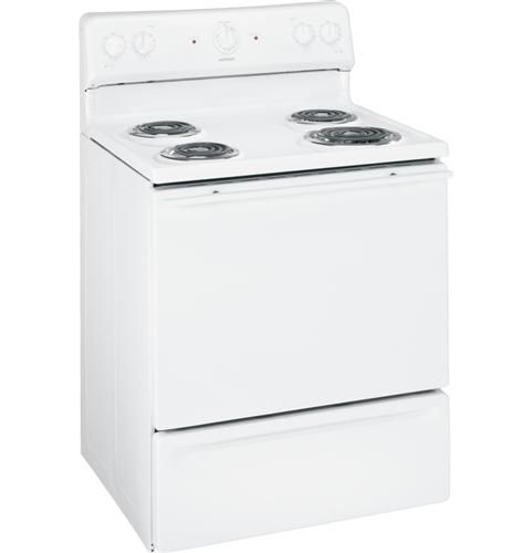 Hotpoint® 30" Free Standing Electric Range-White 1