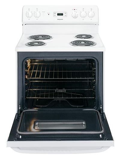 Hotpoint® 30" Free Standing Electric Range-White 1