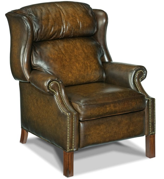 Hooker® Furniture Finley All Leather Recliner-0