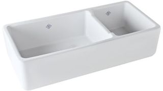 Rohl® Shaws Original 39.5" Apron Front Kitchen Sink-White