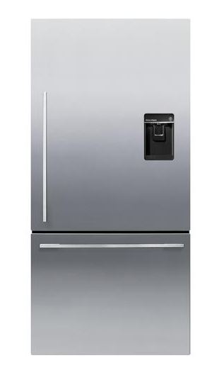 refrigerator with bottom freezer with ice maker