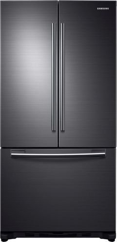 Samsung 19.5 Cu. Ft. Fingerprint Resistant Black Stainless Steel French Door Refrigerator