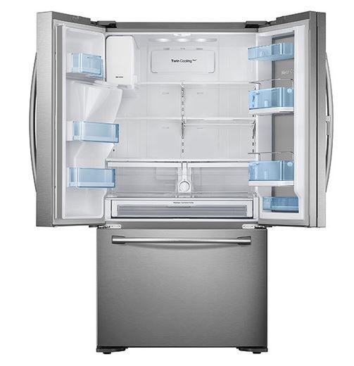 Samsung 23.0 Cu. Ft. Counter Depth French Door Refrigerator-Stainless Steel 1