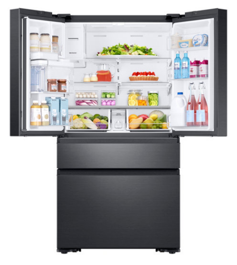 Samsung 22.6 Cu. Ft. Fingerprint Resistant Black Stainless Steel Counter Depth French Door Refrigerator 3