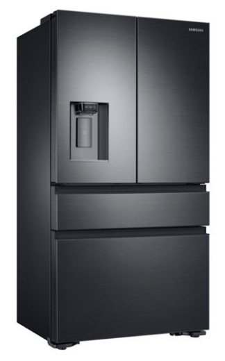 Samsung 22.7 Cu. Ft. Fingerprint Resistant Black Stainless Steel Counter Depth French Door Refrigerator-RF23M8070SG-2
