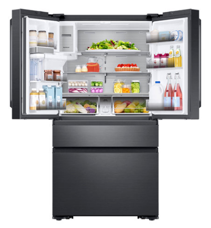 Samsung 23 Cu. Ft. Counter Depth French Door Refrigerator-Fingerprint Resistant Black Stainless Steel 3