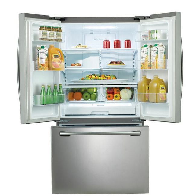 Samsung 26 Cu. Ft. French Door Refrigerator-Stainless Platinum 1