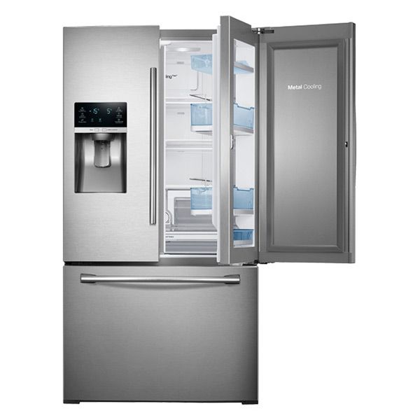 Samsung 28 Cu. Ft. 3-Door French Door Refrigerator-Stainless Steel 1