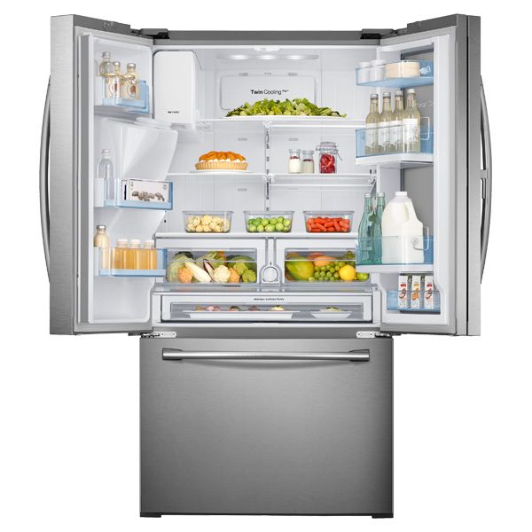 Samsung 28 Cu. Ft. 3-Door French Door Refrigerator-Stainless Steel 2