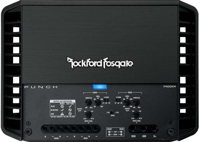 Rockford Fosgate® Punch 400 Watt 4-Channel Amplifier 3