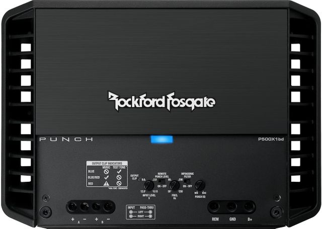 Rockford Fosgate® Punch 500 Watt Class-bd Mono Amplifier 3