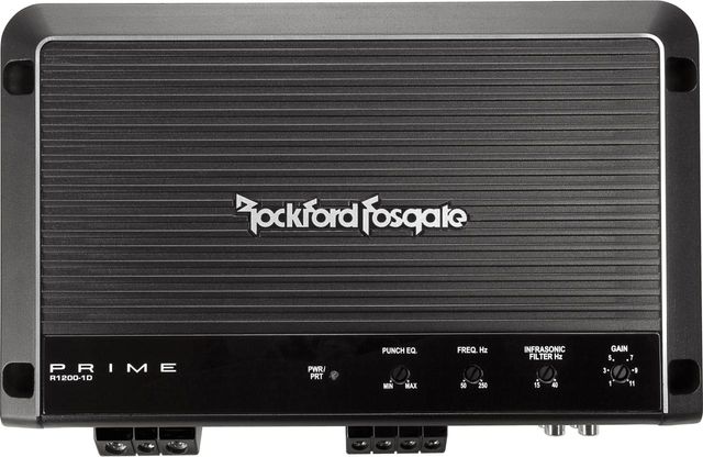 Rockford Fosgate® Prime 1,200 Watt Class-D Mono Amplifier 0