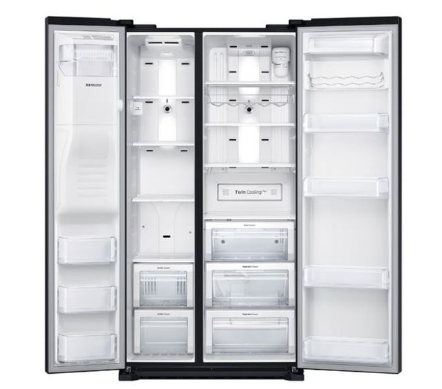 Samsung 22 Cu. Ft. Side-By-Side Refrigerator-Black 1