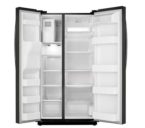 Samsung 25.0 Cu. Ft. Side-By-Side Refrigerator-Black 1