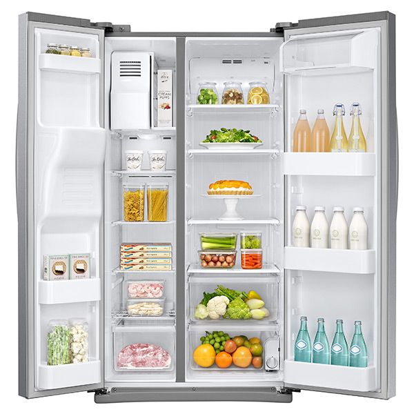Samsung 25 Cu. Ft. Side-By-Side Refrigerator-Stainless Steel 1
