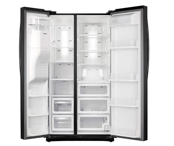 Samsung 24.5 Cu. Ft. Side-By-Side Refrigerator-Black 1