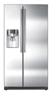 Samsung 26 cu. ft. Side-by-Side Counter Depth Refrigerator-Stainless Platinum