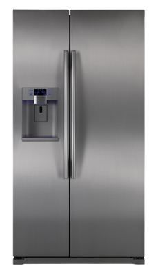 Samsung 24.1 cu. ft. Side-by-Side Counter Depth Refrigerator-Stainless Platinum 0