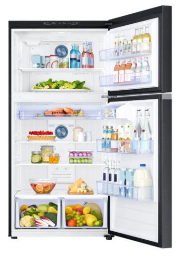 Samsung 21.1 Cu. Ft. Fingerprint Resistant Black Stainless Steel Top Freezer Refrigerator 11