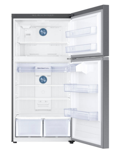 Samsung 21.1 Cu. Ft. Fingerprint Resistant Black Stainless Steel Top Freezer Refrigerator 19