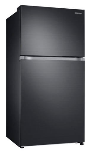 Samsung 21.1 Cu. Ft. Fingerprint Resistant Black Stainless Steel Top Freezer Refrigerator-RT21M6215SG-2